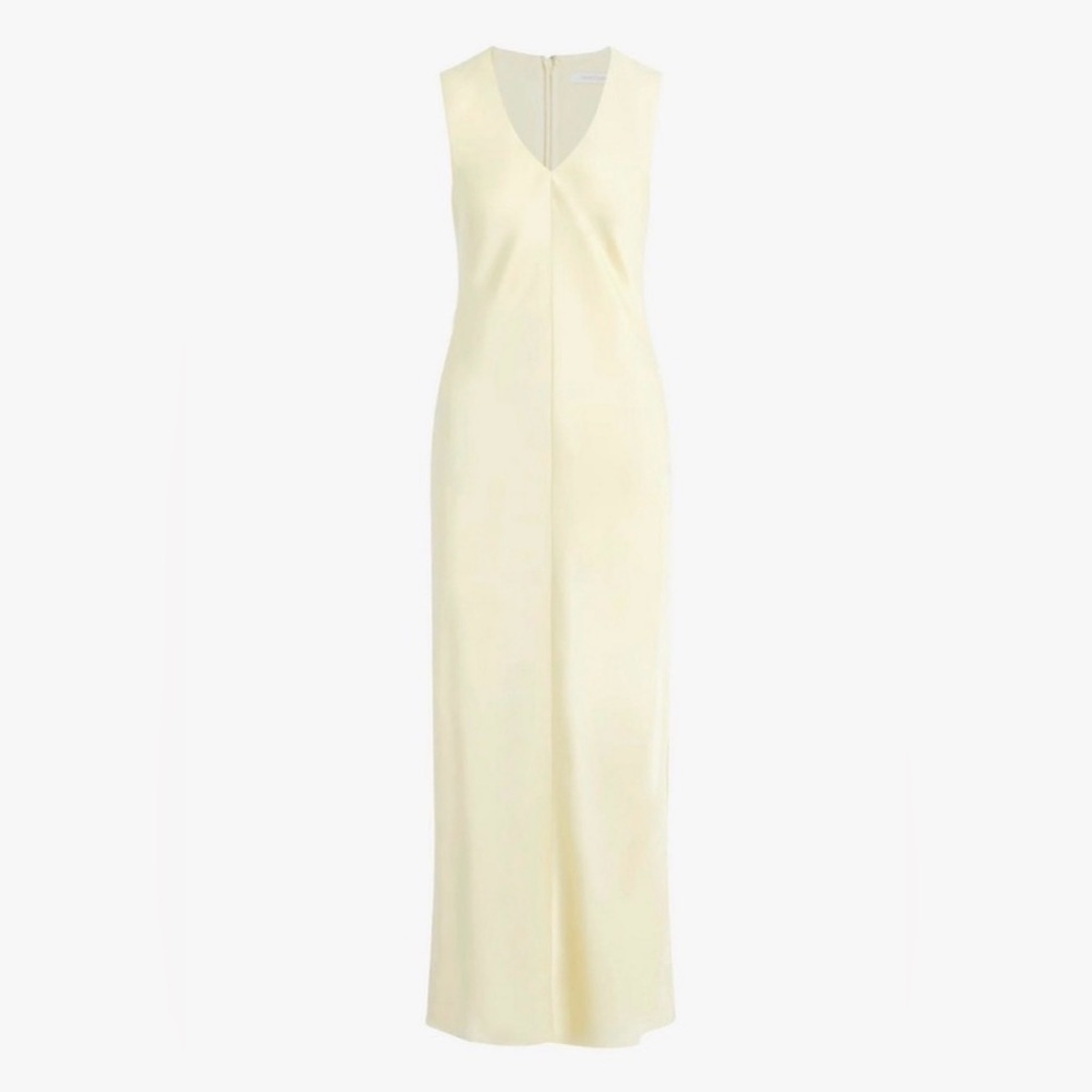 Favorite Daughter The Favorite Column Dress in Yellow Cream Sleeveless Sz M NWT - Picture 7 of 10